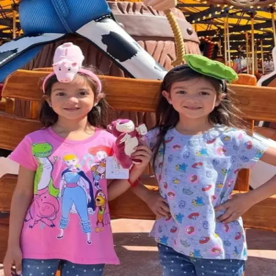 Disney Pixar Toy Story Bo Peep Jessie Girls 4 Pack T-Shirts Little Kid to Big Kid image {1}