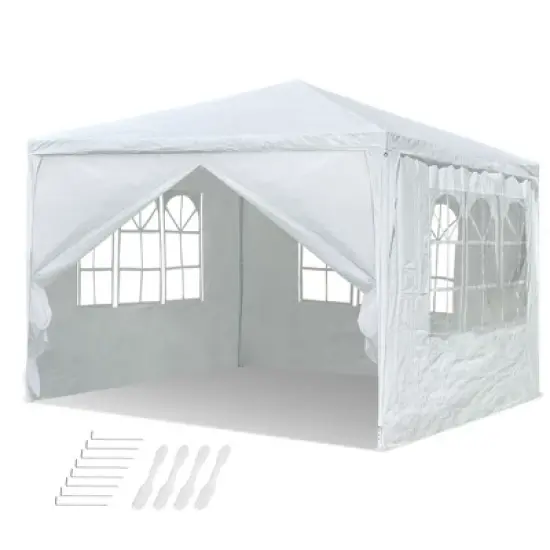 Yescom 10'x10' Party Wedding Tent Canopy White image {9}