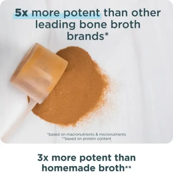Ancient Nutrition Bone Broth Protein Powder - Chocolate - 17.8oz/20 Servings image {5}