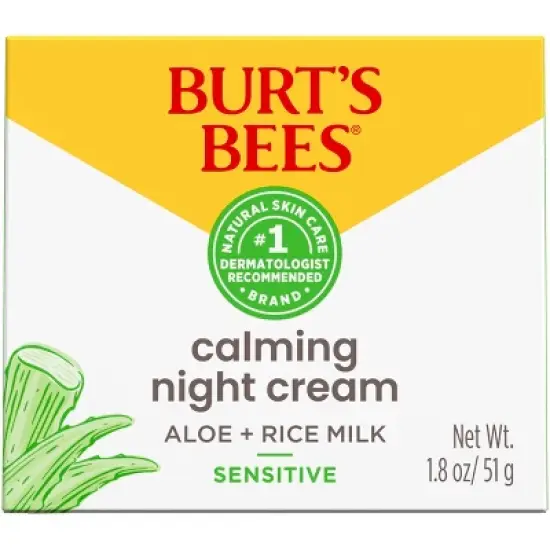 Burt's Bees Night Cream for Sensitive Skin - 1.8oz image {6}