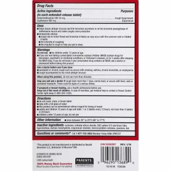 Leader Mucus Relief DM 20 ea image {2}