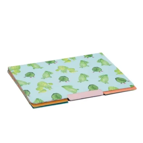 Best Paper Greetings 12 Pack Succulent 3 Tab File Folders, Letter Size, 1/3 Cut Tabs, 9.5x11.5 in image {5}