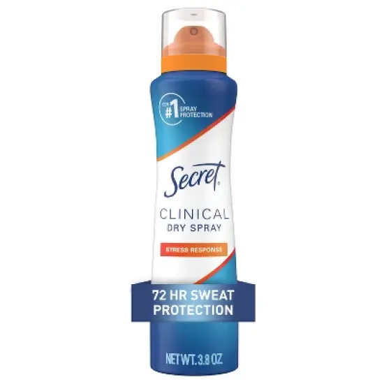 Secret Clinical Dry Spray Antiperspirant & Deodorant - Stress Response - 3.8oz image {9}