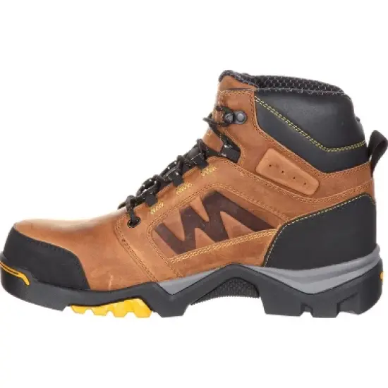 Men's Brown Georgia Boot Amplitude Composite Toe Waterproof Work Boot Size 11(Wide) image {4}