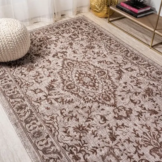Jerash Ornate Medallion Indoor/Outdoor Area Rug - JONATHAN Y image {11}