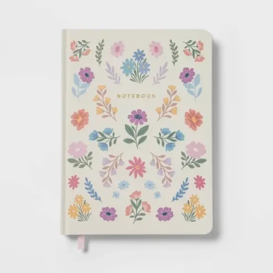 240 Sheet College Ruled Journal 7.75"x5.5" Bookbound Floral - Threshold&trade; image {3}