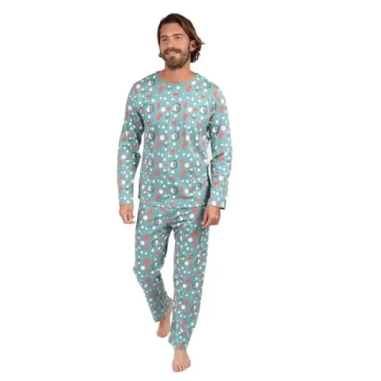 Leveret Mens Two Piece Cotton Comfortable Fit Pajamas image {6}