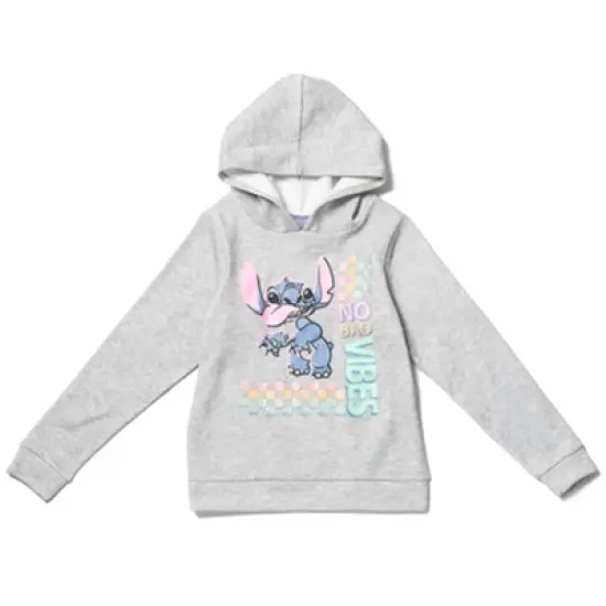 Disney Lilo & Stitch Girls French Terry Crossover Hoodie Toddler to Big Kid image {8}