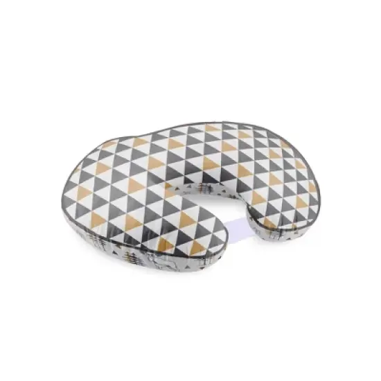 Bacati - 3 pc Woodlands Gray/Beige Neutral Hugster Feeding & Infant Support Nursing Pillow image {7}