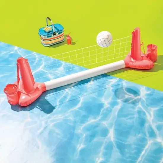 Pool Volleyball Set - Sun Squad&trade;: Pool Toys for Ages 14 & Up, PVC Material image {3}