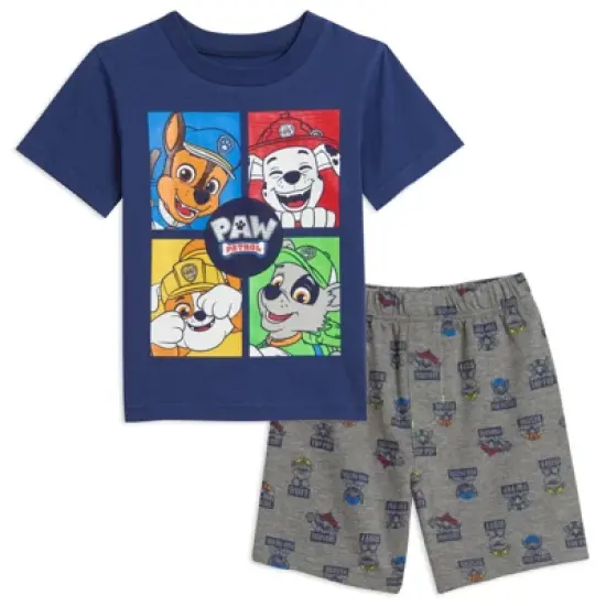 Paw Patrol Rocky Zuma Rubble T-Shirt and French Terry Shorts Outfit Set Toddler image {11}