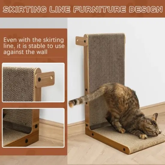 Sandinrayli L Shape Large Cat Scratcher image {3}