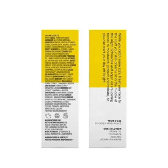 Acure Brightening Night Cream - 1.7 fl oz image {2}