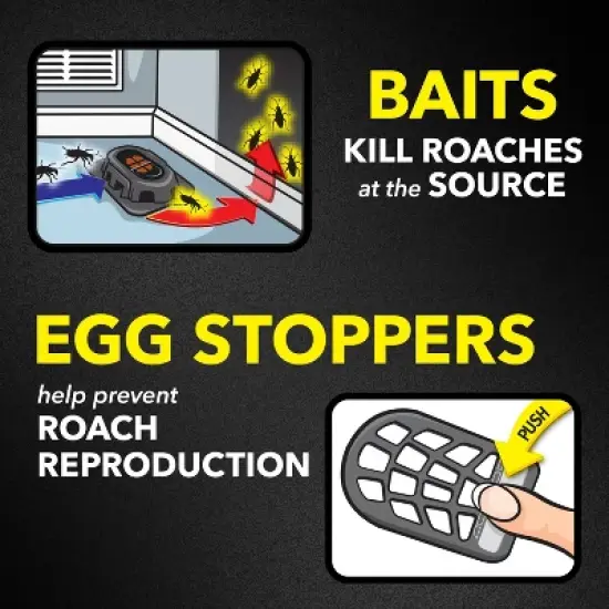 Raid Double Control Indoor Small Roach Killer with Egg Stoppers - 12+3ct image {2}
