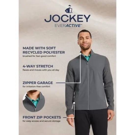 Jockey Men's EVERACTIVE Mixed Media Jacket image {2}