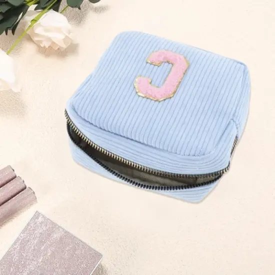 Unique Bargains Letter C Pattern Makeup Bag 1 Pc image {2}