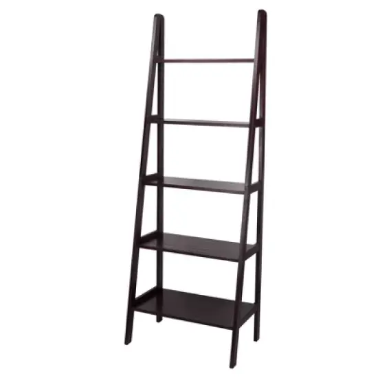 5 Shelf Ladder Bookcase - Flora Home image {6}
