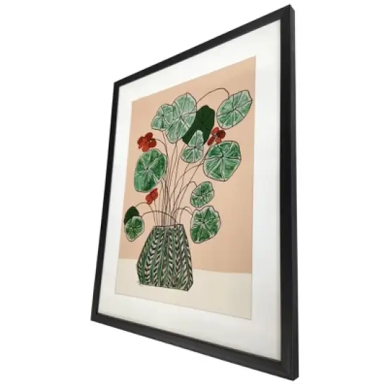 (Set of 3) 9" x 18"/14" x 14"/16" x 20" Floral Mixed Size Frames Black - Opalhouse&trade; designed with Jungalow&trade; image {6}