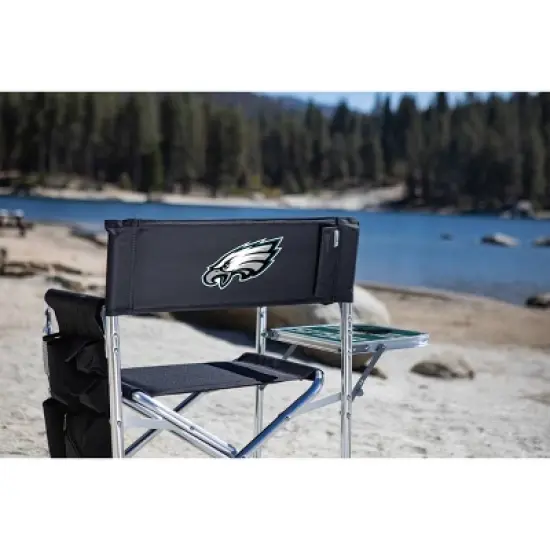 NFL Philadelphia Eagles Portable Camp Chair with Table image {3}