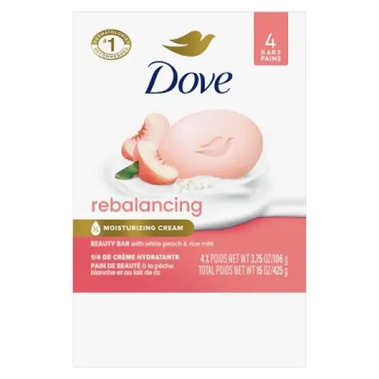 Dove Beauty Peach Bar Soap - 4ct image {11}