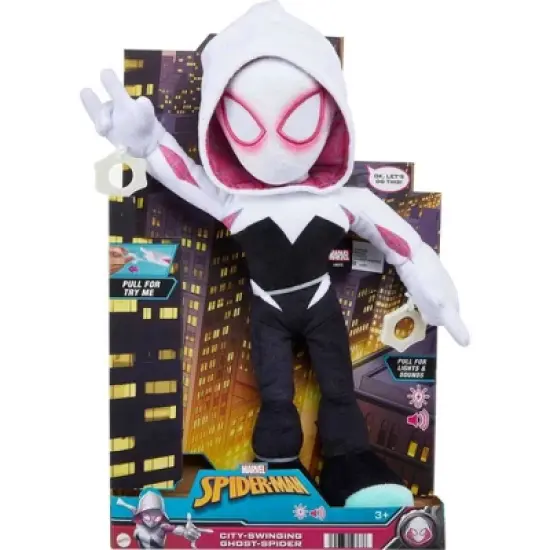 Marvel City Swinging Ghost-Spider Feature Plush image {5}