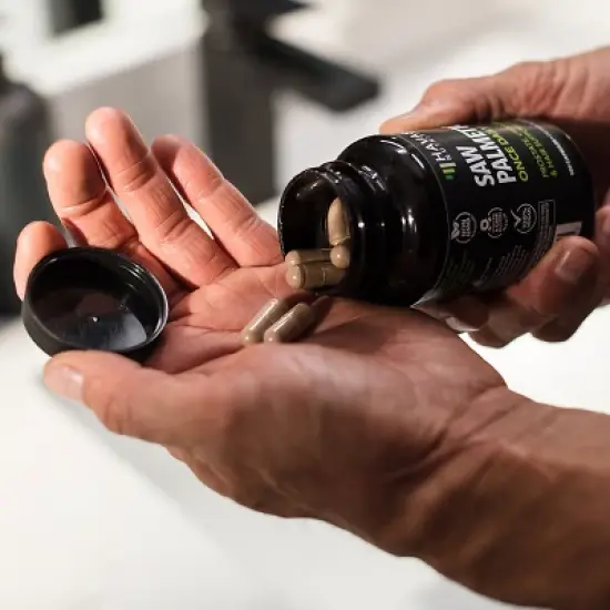 Saw Palmetto Capsules, Prostate Supplement for Men, Reduce Balding & Hair Thinning, DHT Blocker, Havasu Nutrition image {3}