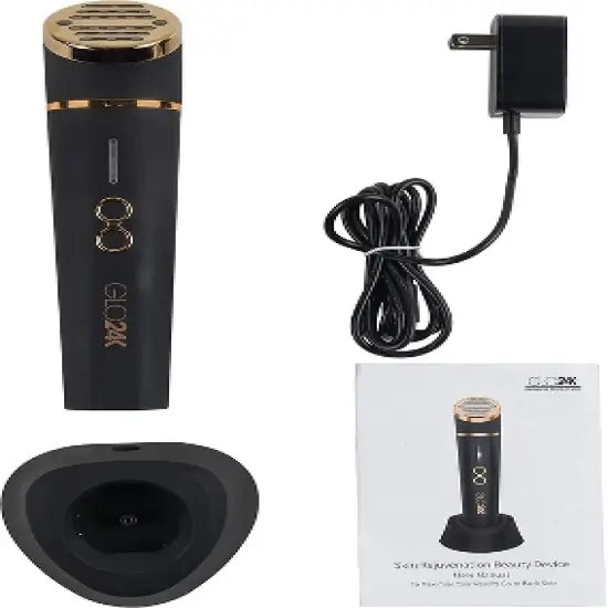 GLO24K Skin Rejuvenation Beauty Device Based on Triple Action LED Thermal & Vibration Technologies SPA Age-Defying Treatment at Home image {2}