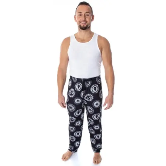 Magic The Gathering Men's Mana Color Logo Symbols Sleep Lounge Pajama Pants image {3}