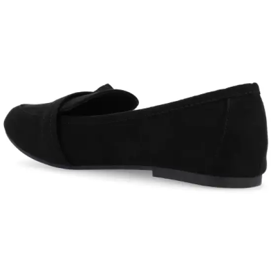 Journee Collection Womens Marci Slip On Round Toe Loafer Flats image {6}
