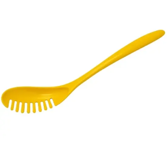 Gourmac 12-Inch Melamine Pasta Server Spaghetti Fork & Strainer image {11}