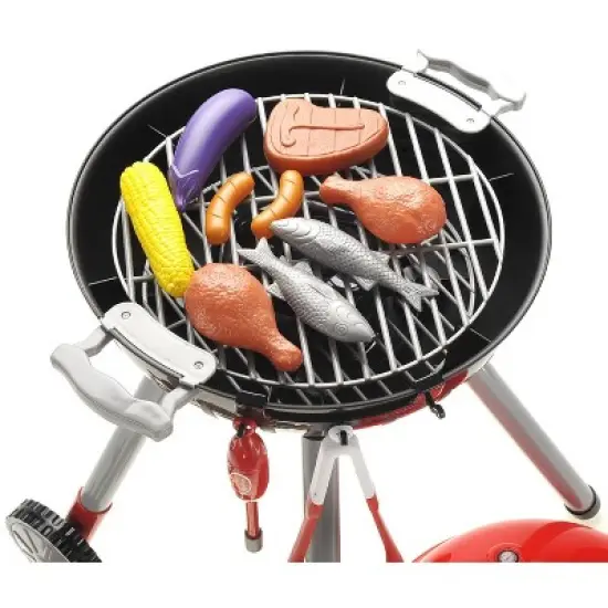 Link 20pc Cook and Play Barbecue BBQ Cooking Kitchen Toy, Interactive Grill, Cooking Playset for Kids image {1}