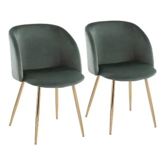 Set of 2 Fran Contemporary Dining Chairs - LumiSource image {15}