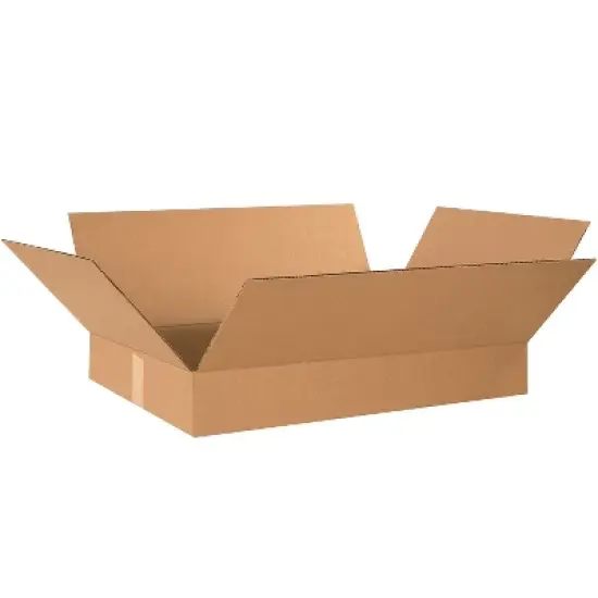 Box Partners Flat Corrugated Boxes 19" x 12" x 3" Kraft 25/Bundle (19123) image {4}