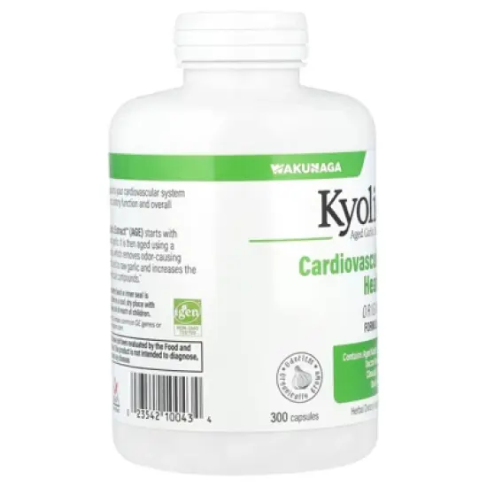 Kyolic Aged Garlic Extract&trade;, Cardiovascular Health, Original Formula 100, 300 Capsules (300 mg per Capsule) image {3}