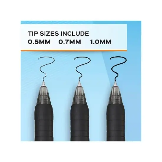 Paper Mate Profile Retractable Gel Pen Bold Point Blue Ink Dozen (2102161) image {5}