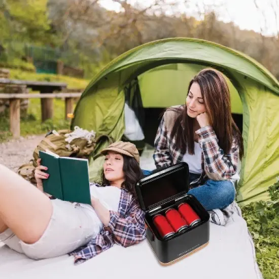 Frigidaire&reg; Top-Opening 6-Can Beverage Insulated Fridge/Cooler, Cork image {5}