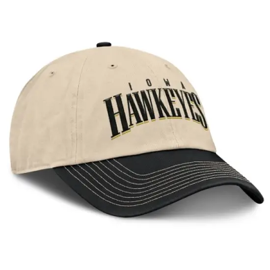 NCAA Iowa Hawkeyes Unstructured Washed Cotton Hat image {2}