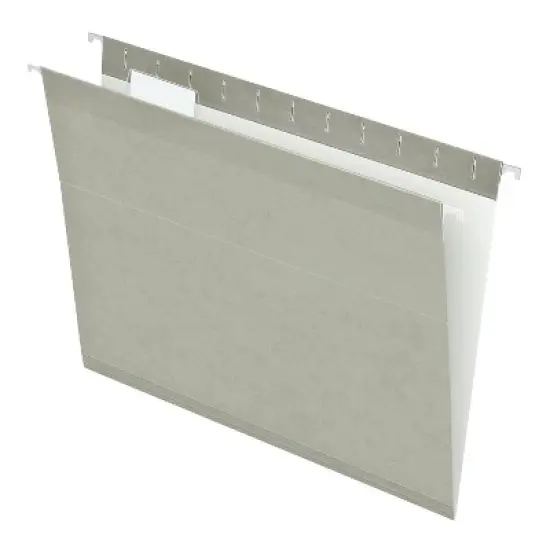 Pendaflex Reinforced Hanging Folders 1/5 Tab Letter Gray 25/Box 415215GRA image {6}