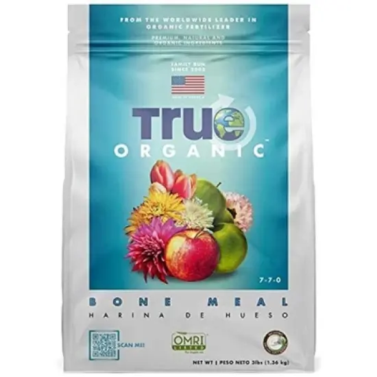 True Organic 7-7-0 Bone Meal, OMRI Listed, Spring & Fall Application, 3lb (Covers up to 61 sq ft) image {6}