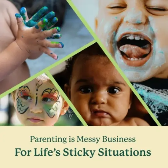 EcoPeaCo. Unbleached Baby Wipes Made with Soft Bamboo Viscose & 99% Water image {7}