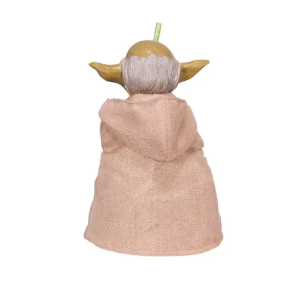 Kurt Adler 12-Inch Battery-Operated Star Wars Yoda with LED Light Saber Treetop image {3}