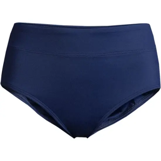 Lands' End Women's High Waisted Bikini Bottoms image {3}