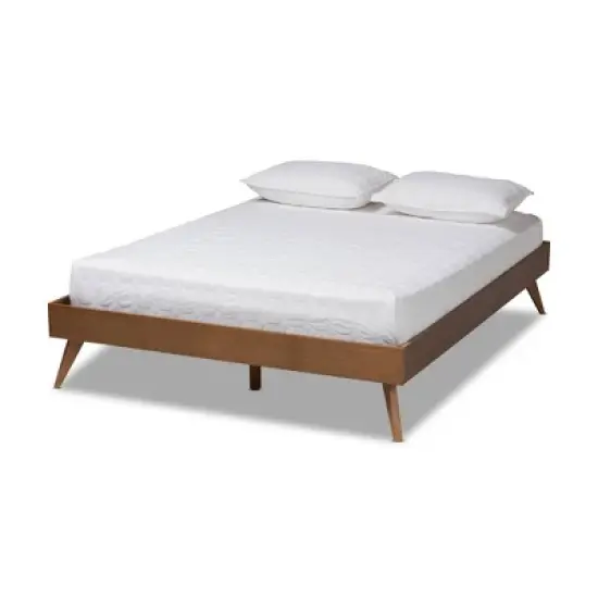 Lissette Wood Platform Bed Frame - Baxton Studio image {7}