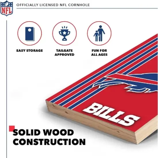 NFL Buffalo Bills 2'x3' Wood Cornhole Set image {2}
