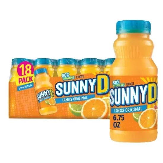 SunnyD Orange Juice Drink - 18pk/6.75 fl oz Bottles image {6}