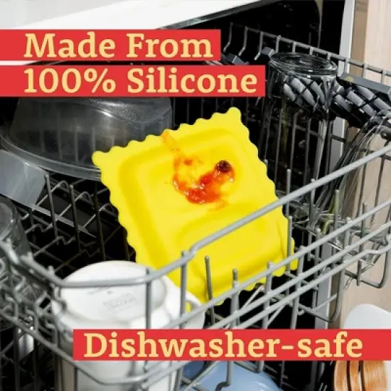 Impresa Large 6.5" Ravioli Spoon Rest-Countertop Kitchen Utensil Holder image {3}