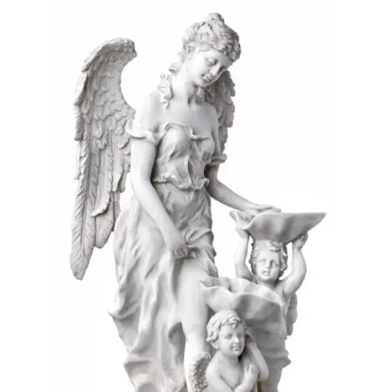 Design Toscano Heavenly Moments Angel Sculptural Fountain image {6}