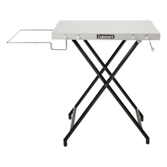 Cuisinart Fold N Go Prep and Grill Table: Portable Outdoor Serving Cart, Steel Frame, 1-Year Warranty image {6}