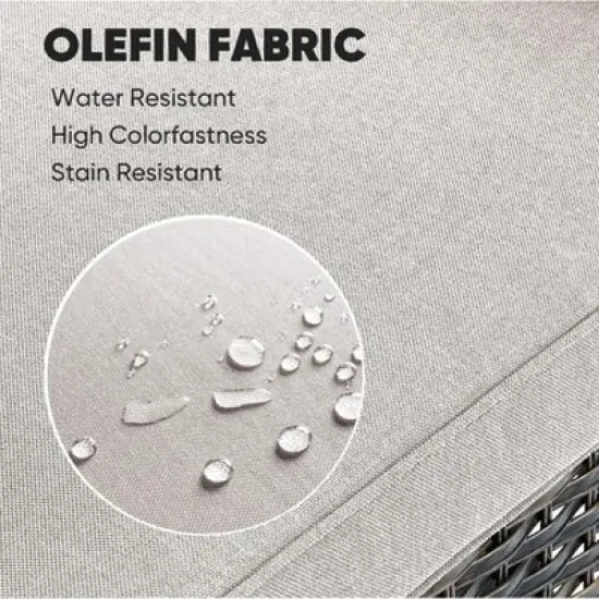 Buenhomino Patio Loveseat Glider Wicker Loveseat Rattan Glider Sofa with Curved Armrest Thicking Back & Seat Cushions for Garden Balcony Backyard image {6}