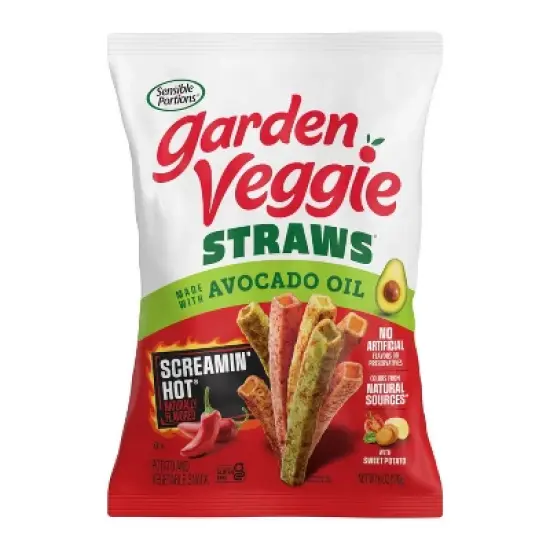Sensible Portions Garden Veggie Straws Screamin' Hot with Avocado Oil - 6oz image {4}